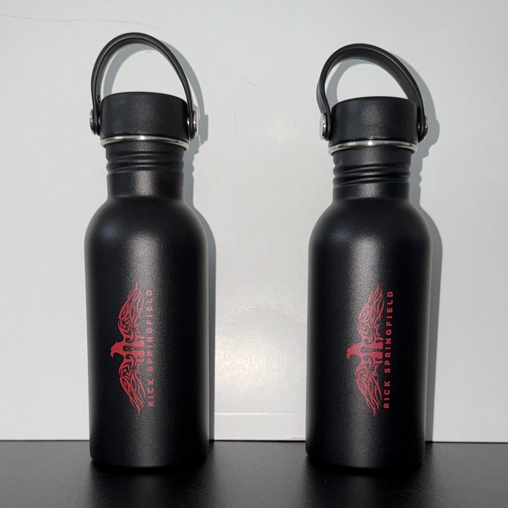 Rick Springfield Black and Red Drinkware Bottle